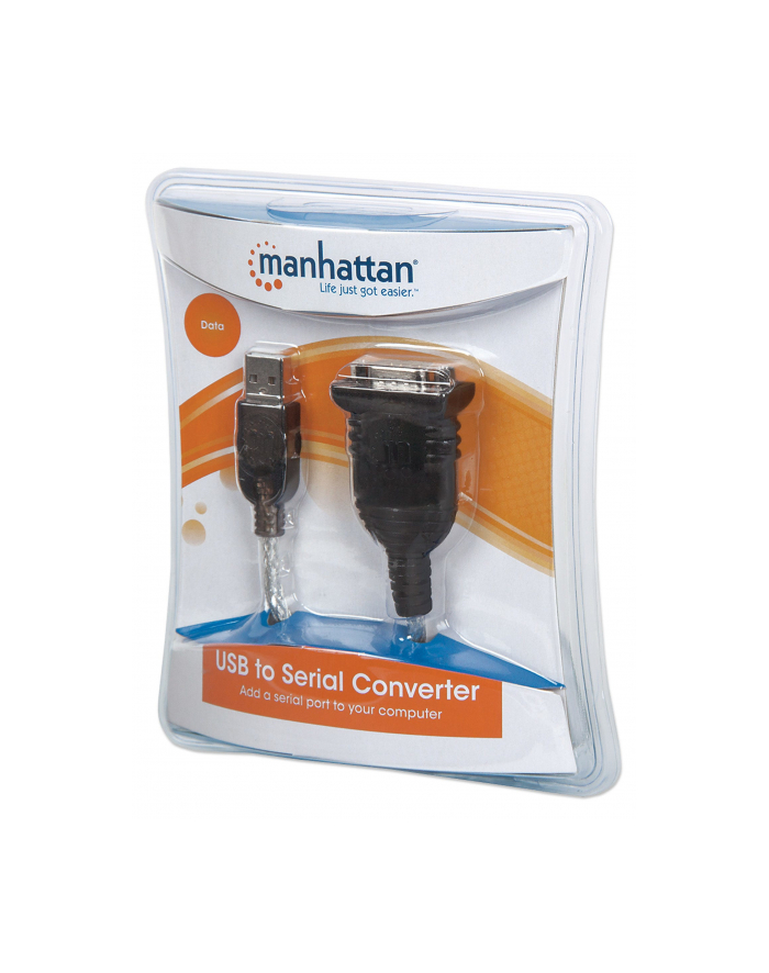 MANHATTAN KONWERTER ADAPTER USB NA RS232/COM/DB9 M główny