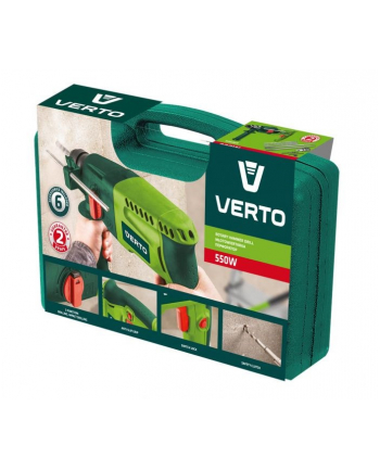 Młotowiertarka SDS+ 550W  walizka Verto