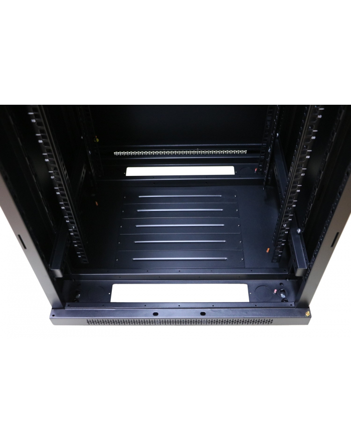 Extralink -szafka stojąca 19   22U 600x600 Czarna flat-pack główny