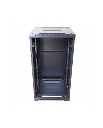 Extralink -szafka stojąca 19   22U 600x600 Czarna flat-pack