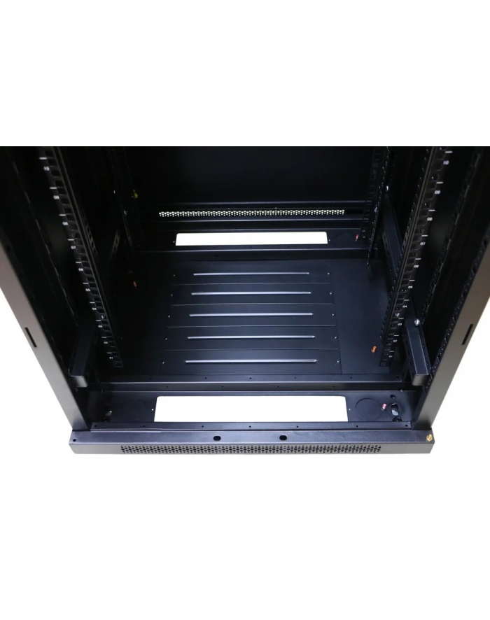 Extralink -szafka stojąca 19   22U 600x600 Czarna flat-pack główny