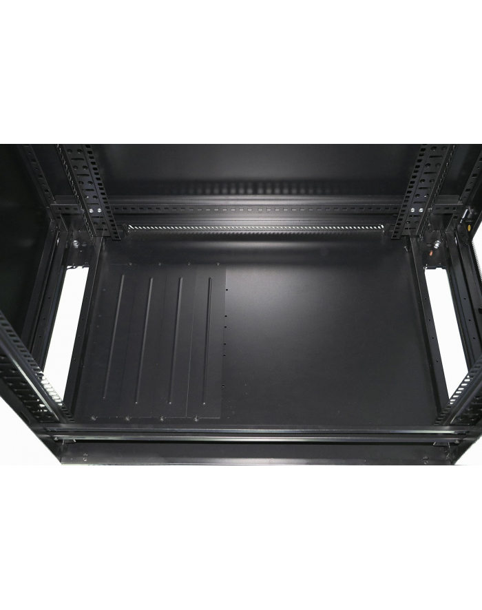 Extralink - szafa stojąca 19  32U 600x600 Czarna flat-pack główny