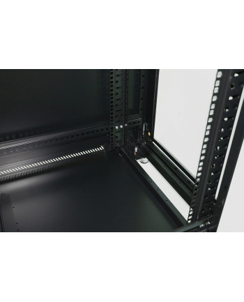 Extralink - szafa stojąca 19  32U 600x600 Czarna flat-pack
