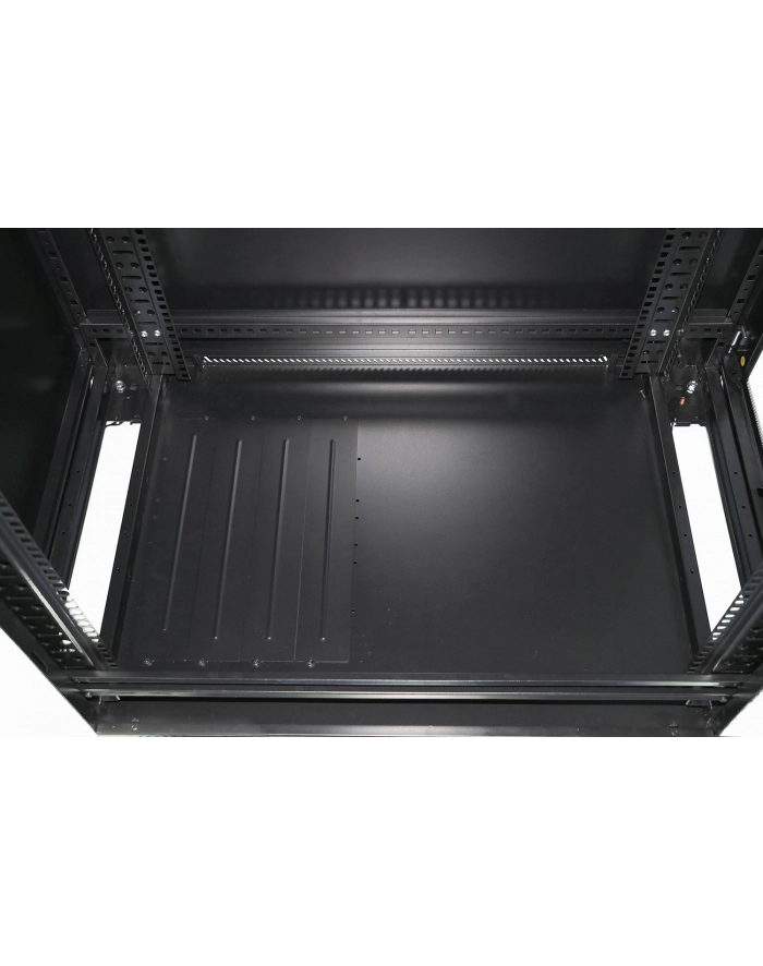 Extralink - szafa stojąca 19  37U 600x600 Czarna flat-pack główny