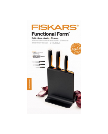 fiskars Zestaw 3 noży w bloku Functional Form  1057555