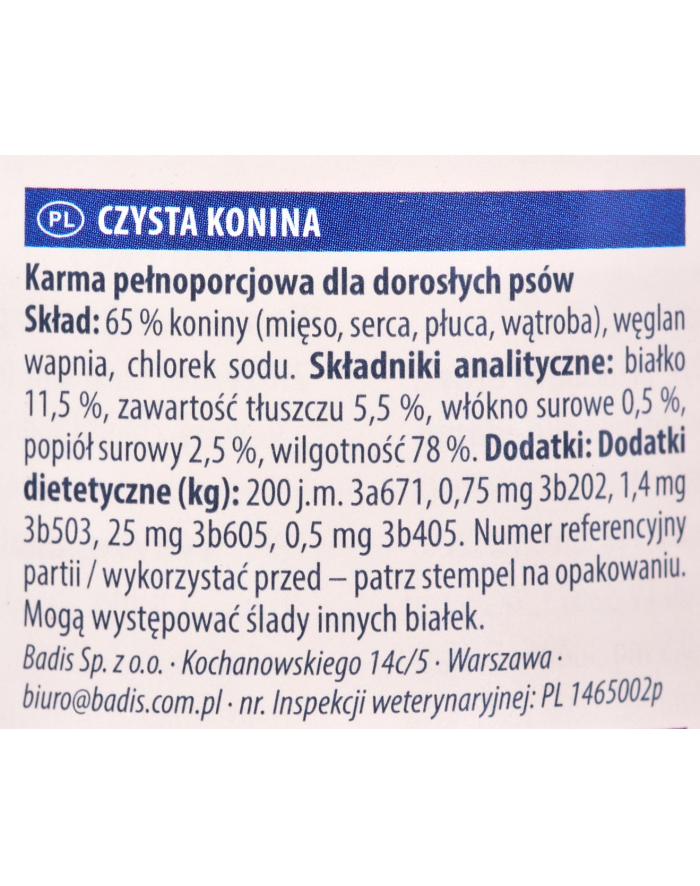 ANIMONDA GranCarno Single Protein smak: konina - puszka 400g główny