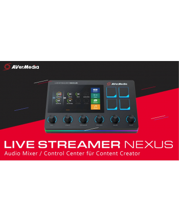 AVERMEDIA Live Streamer NEXUS mixer