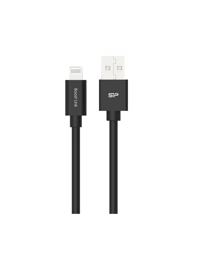 silicon power Kabel USB - Lightning LK15AL 1M PVC Mfi Black główny