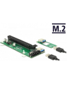 D-ELOCK KARTA PCI-E X16 -> M2 KEY B+M + KABEL USB 30CM 41428 - nr 2
