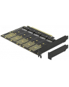 D-ELOCK KARTA PCI-E X16 -> 5X M2 LOW PROFILE KEY B + ADAPTERY SATA 90435 - nr 6