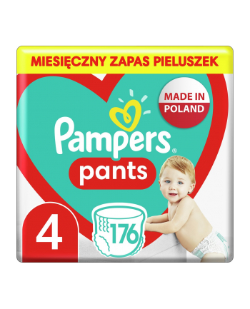 PAMPERS Pieluchomajtki MTH Rozm 4  9-15kg  176szt