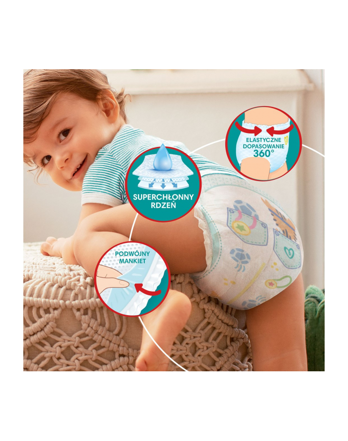 PAMPERS Pieluchomajtki MTH Rozm 6  15+kg  132szt główny