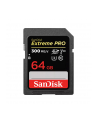 SANDISK EXTREME PRO SDXC 64GB - 300MB/s V90 UHS-II - nr 10