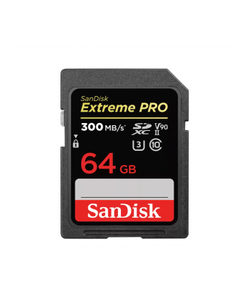 SANDISK EXTREME PRO SDXC 64GB - 300MB/s V90 UHS-II