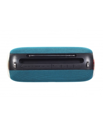 GEMBIRD PRZENOŚNY GŁOŚNIK BLUETOOTH SPK-BT-17-G FM-RADIO  WBUDOWANY MIKROFON  KOLOR ZIELONY  USB  AUX  MICROSD