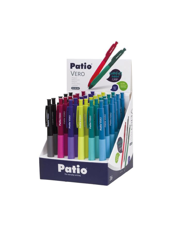 Długopis Vero oil gel niebieski p36 37589PTR Patio główny