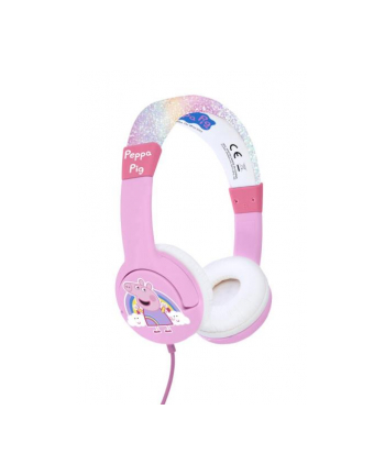 otl technologies Słuchawki dla dzieci Świnka Peppa tęczowe. Peppa Pig PP0776 OTL