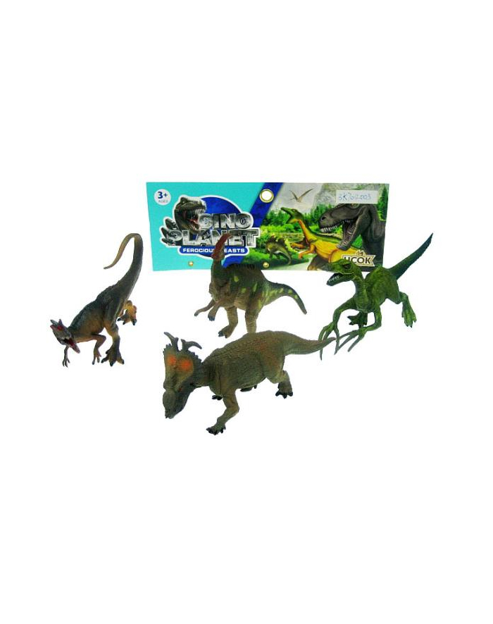 hipo Dinozaur 17cm 4 rodzaje   cena za 1 sztukę główny