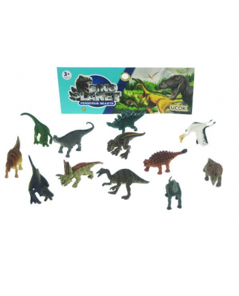 hipo Dinozaur 8cm 12 rodzajów   cena za 1 sztukę