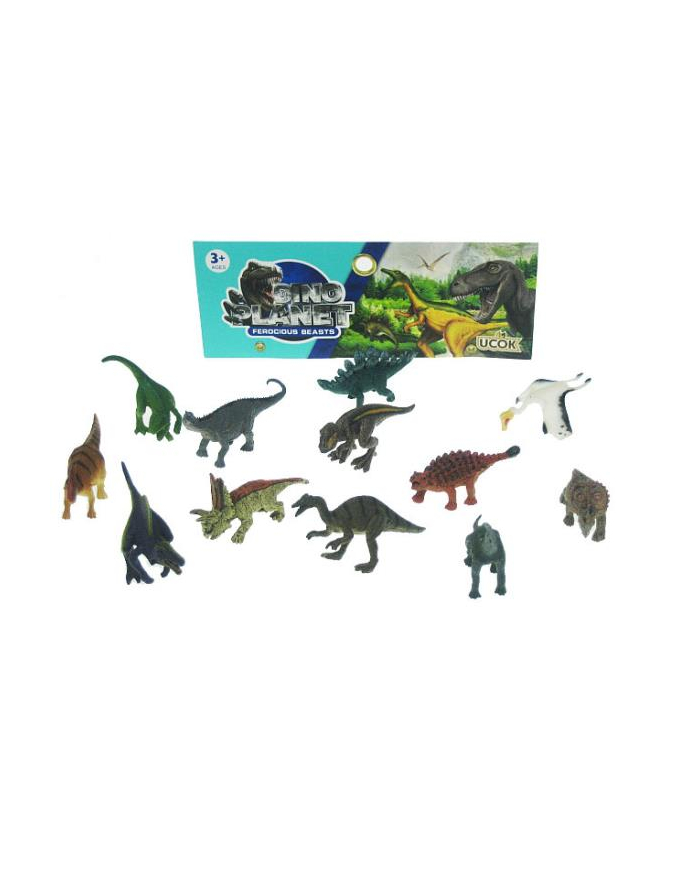 hipo Dinozaur 8cm 12 rodzajów   cena za 1 sztukę główny
