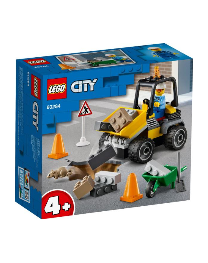 LEGO 60284 CITY Pojazd do robót drogowych p4 główny