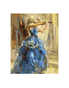 Malowanie po numerach Skrzypaczka w niebieskiej sukni 40x50cm PC4050336 IPICASSO - nr 1