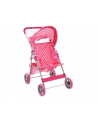 adar Wózek dla lalek różowy spacerówka różowy w groszki, worek - nr 1