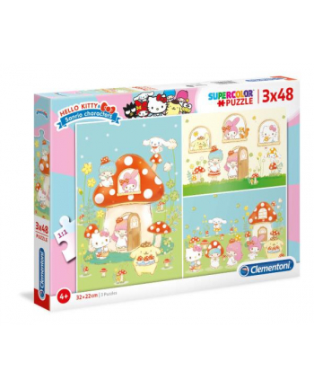 Clementoni Puzzle 3x48el Hello Kitty 25246
