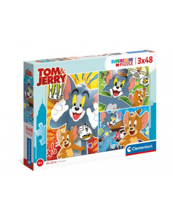 Clementoni Puzzle 3x48el Tom i Jerry 25265
