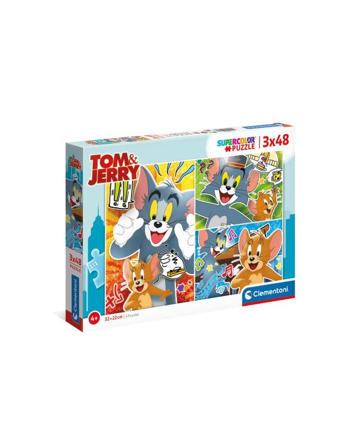 Clementoni Puzzle 3x48el Tom i Jerry 25265 główny