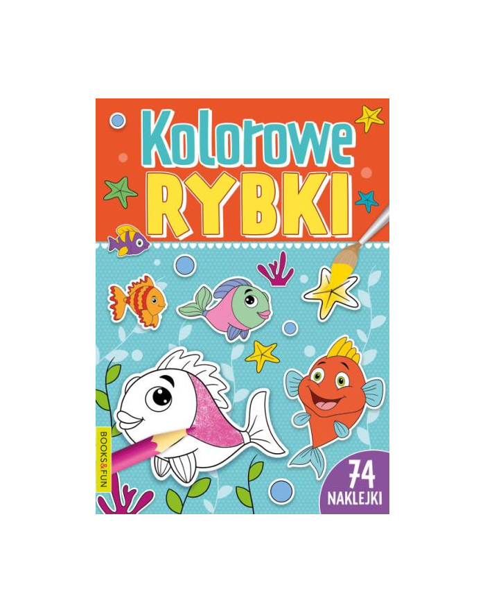 booksandfun Kolorowanka Kolorowe rybki. Books and fun główny