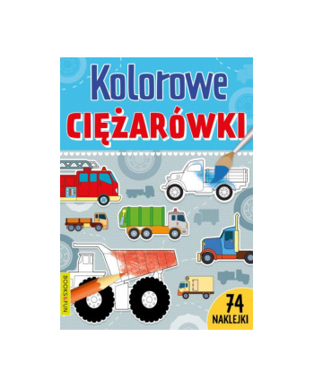 booksandfun Kolorowanka Kolorowe ciężarówki. Books and fun
