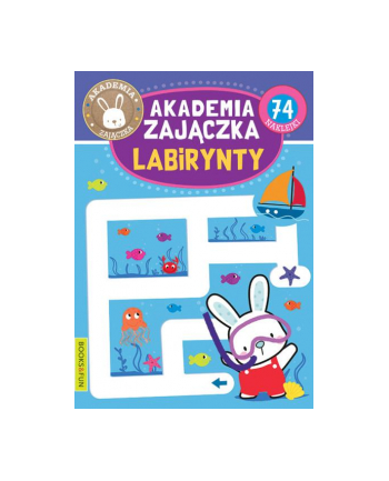 booksandfun Książka Akademia Zajączka. Labirynty. Books and fun