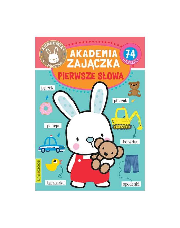 booksandfun Książka Akademia Zajączka. Pierwsze słowa. Books and fun główny