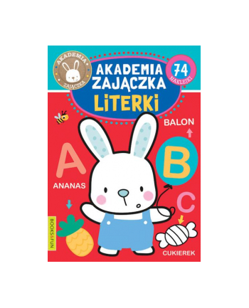 booksandfun Książka Akademia Zajączka. Literki. Books and fun