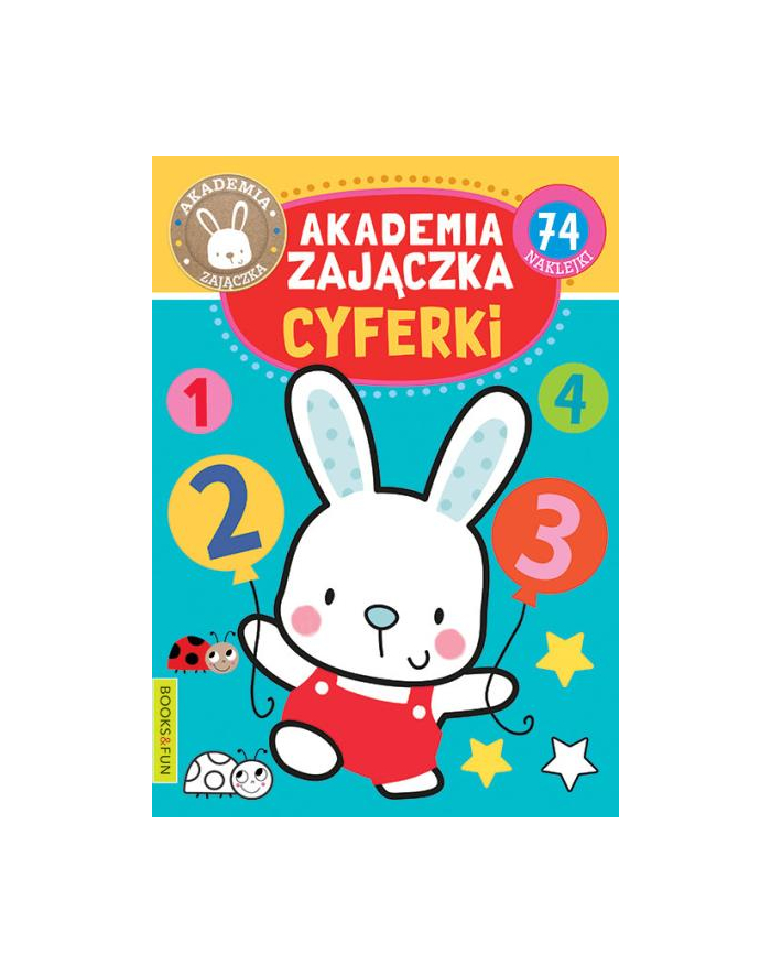 booksandfun Książka Akademia Zajączka. Cyferki Books and fun główny