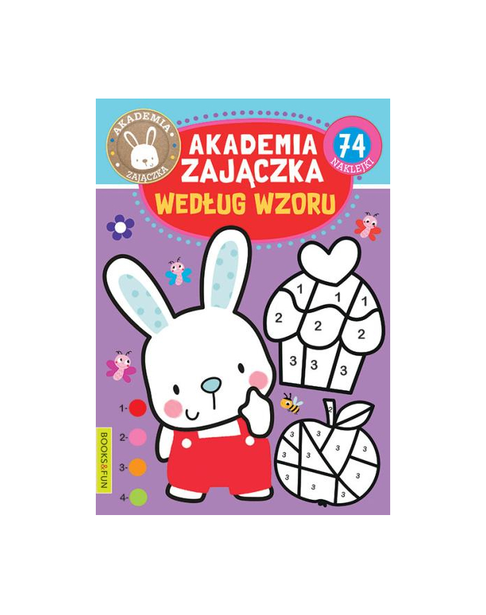 booksandfun Książka Akademia Zajączka. Według wzoru. Books and fun główny