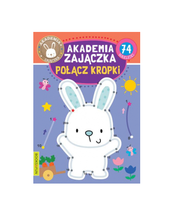 booksandfun Książka Akademia Zajączka. Połącz kropki. Books and fun