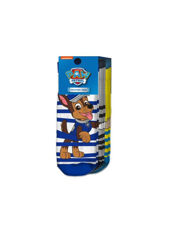 kids euroswan Skarpetki niskie 3 sztuki 23-26 27-30 bawełna 75% Psi Patrol PAW PATROL PW16508 główny