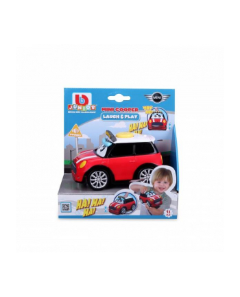 pulio Bburago junior 8205 Mini Cooper śmijące się autko, czerwone