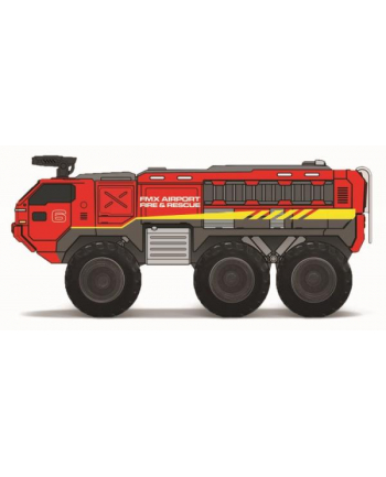maisto MI 21191-42 FM Quarry Monsters Lotniskowy pojazd ratunkowy czerwony