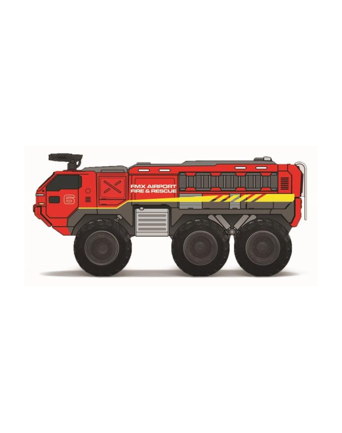 maisto MI 21191-42 FM Quarry Monsters Lotniskowy pojazd ratunkowy czerwony główny