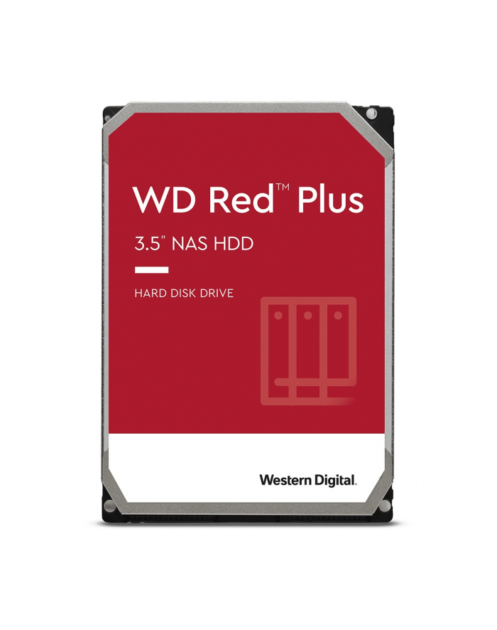western digital Dysk HDD Red Plus 10TB 3,5'' CMR 256MB/7200RPM Class główny