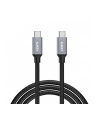 aukey CB-CC1 OEM ultraszybki nylonowy kabel Quick Charge USB C - USB C 1m - nr 1