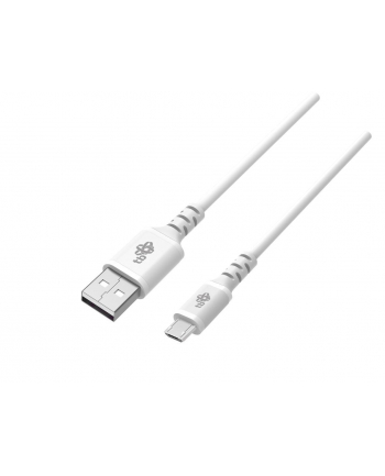 tb Kabel USB-Micro USB 1m silikonowy biały