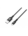 tb Kabel USB-Micro USB 1m silikonowy czarny - nr 1