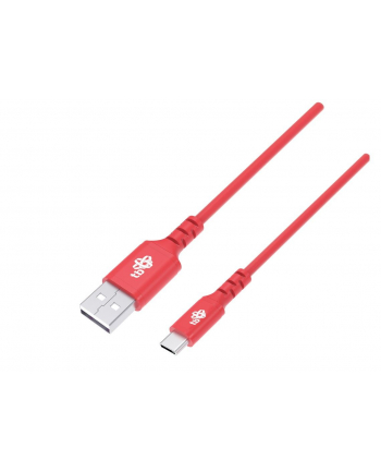 tb Kabel USB-USB C 1m silikonowy czerwony