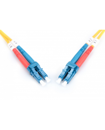 digitus Patchcord FO Singlemode 09/125 OS2 LC-LC duplex 10m Żółty nr 2