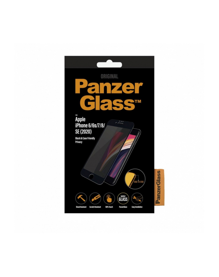 panzerglass Szkło ochronne E2E Super+ iPhone 6/6s/7/8/SE 2020 Case Friendly     Privacy główny