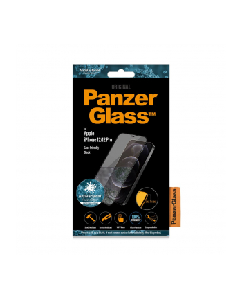 panzerglass Szkło ochronne E2E Super+ iPhone 12/12 Pro Case Friendly            AntiBacterial MicroFracture